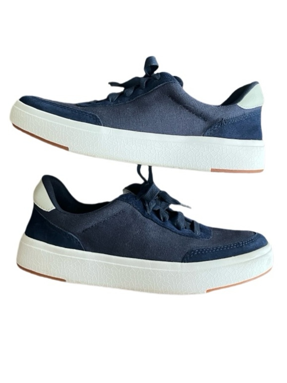 Kizik Prague Dust‎ Blue Canvas Sneakers Women's 9 Men's 7.5 Sporty Casual Retro
